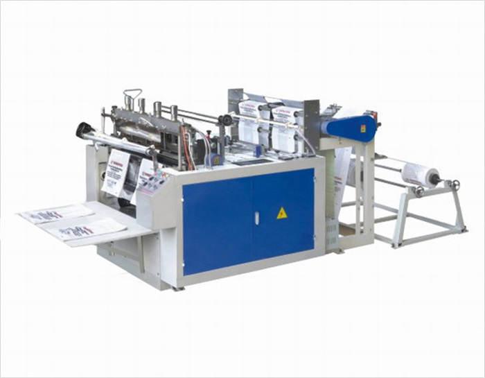 heat sealing heat cutting T-shirt bag machine